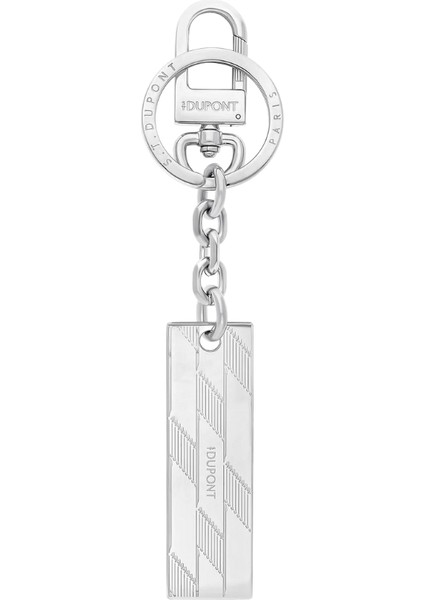 Monogram Metal Gümüş Anahtarlık 3541