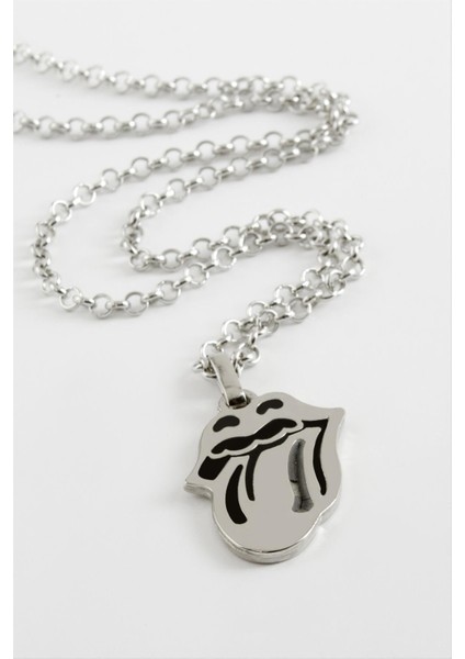 Ds-Derin Dil Erkek Kolye-Gümüş Rengi fiyatları