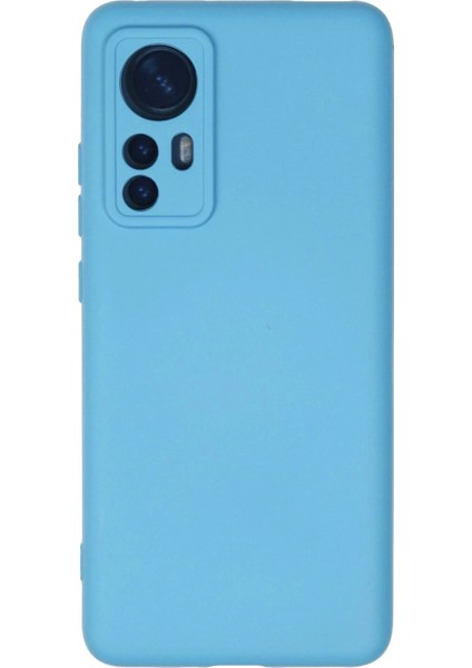 Bfs Xiaomi Mi 12 Kılıf Nano Içi Kadife Silikon - Mavi