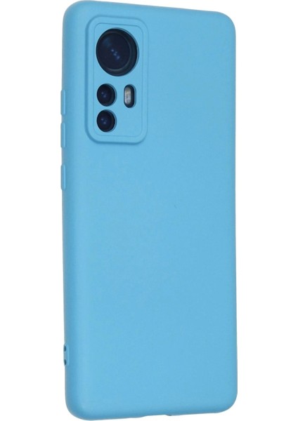 Bfs Xiaomi Mi 12 Kılıf Nano Içi Kadife Silikon - Mavi modelleri