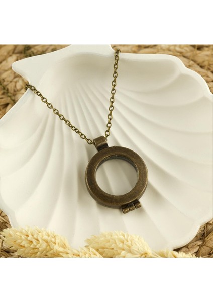 Ds-Derin Kapaklı Camlı Kolye-K fırsatları