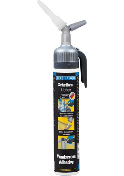 Pencere Yapıştırıcısı 200 Ml, Siyah, Cam Montajı Için Elastik, Isega Sertifikalı Yapıştırıcı ve Sızdırmazlık Maddesi