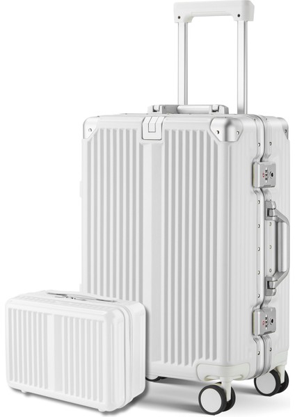 Joya Pc Policarbon 2'li Valiz Seti (Kabin ve Makyaj) Beyaz fiyatları