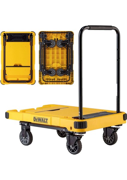 Dewalt DWT710 200KG Profesyonel Katlanabilir Dört Tekerlekli Yük ve Paket Taşıma Arabası fiyatları