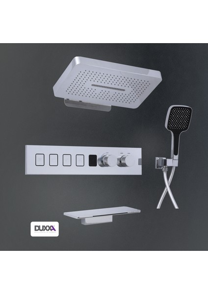 Prime Ankastre Duş Seti Krom D.058