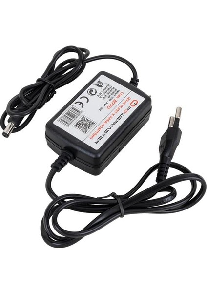 Powermaster PM-31770 12 Volt - 1 Amper - 12 Watt 5.5*2.5 mm Uçlu Iki Ucu Kablolu Masaüstü Adaptör modelleri