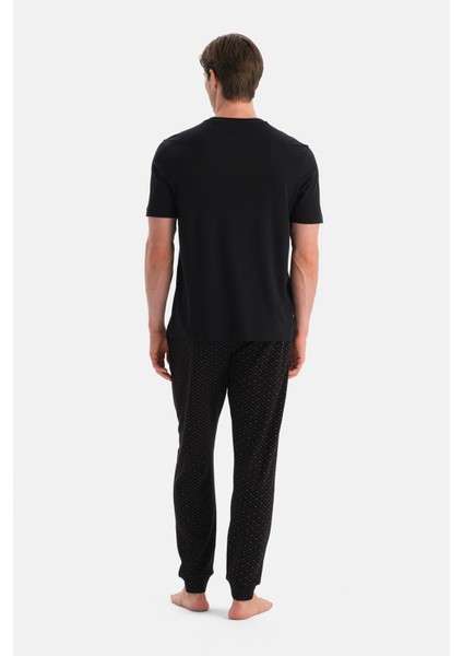 Mıkroprınt Desenli Interlok Pantolon fiyatları