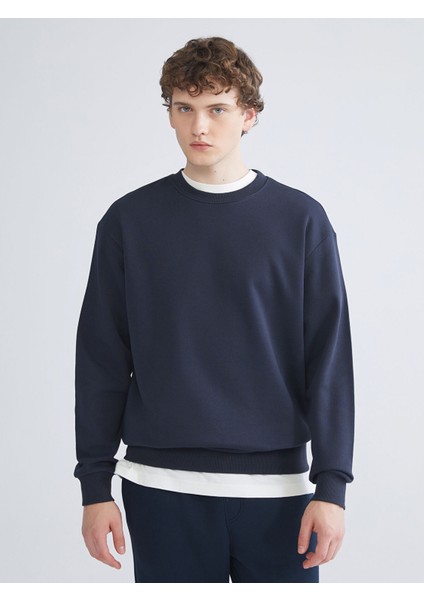 Yeni Sezon Bisiklet Yaka Erkek Sweatshirt