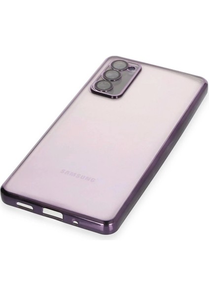 Bfs Samsung Galaxy S20 Fe Kılıf Razer Lensli Silikon - Mor fırsatları