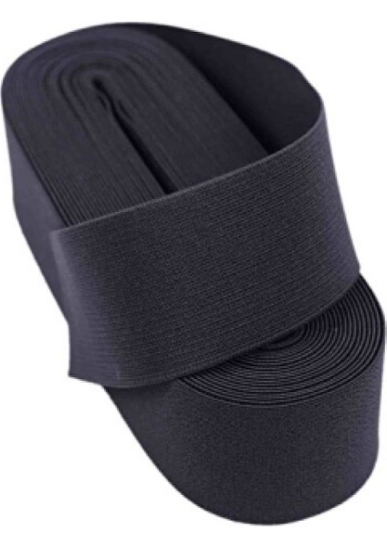 Siyah - 3cm Paça Lastik Geniş 10mt. (4915) Go-53-vice/(1395)