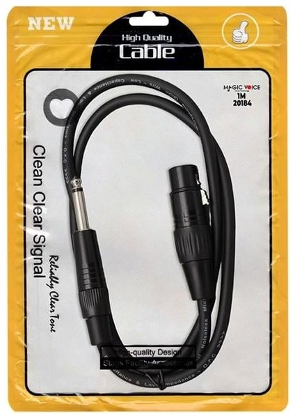 Magicvoice LD379 Xlr Canon Dişi - 6.3 mm Mono Erkek 1 Metre Kablo fiyatları