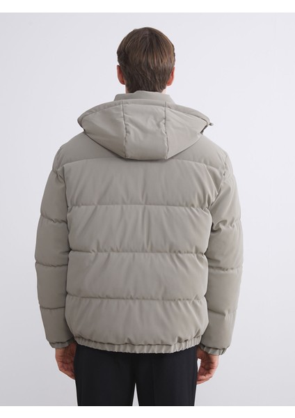 Yeni Sezon Rahat Kalıp Kapüşonlu Erkek Şişme Mont indirimleri