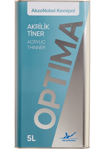 Optima Akrilik Tiner 5 Lt Standart-Normal