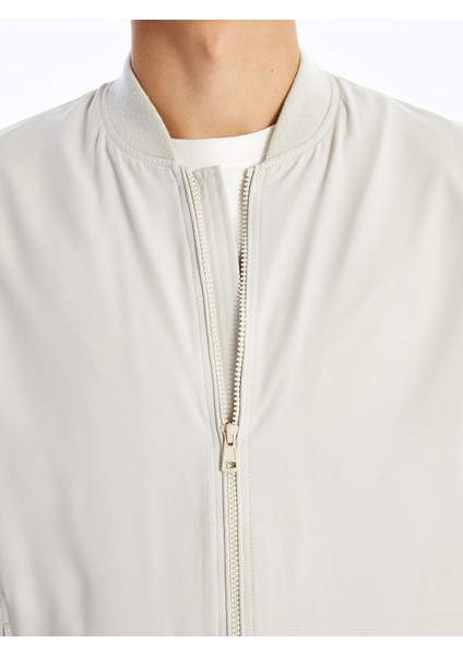 Yeni Sezon Standart Kalıp Kolej Yaka Erkek Bomber Mont modelleri