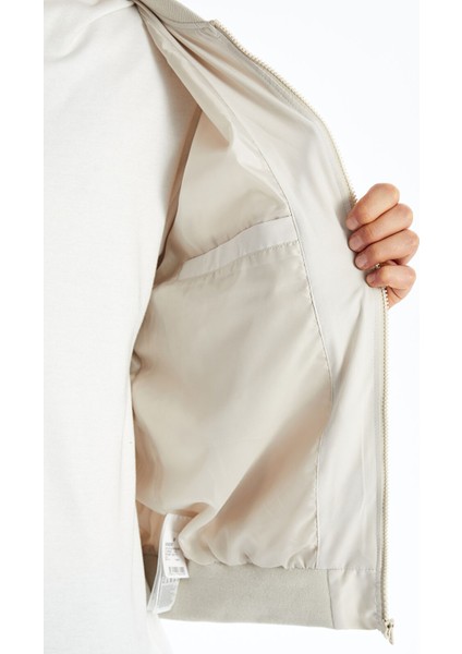 Yeni Sezon Standart Kalıp Kolej Yaka Erkek Bomber Mont fırsatları