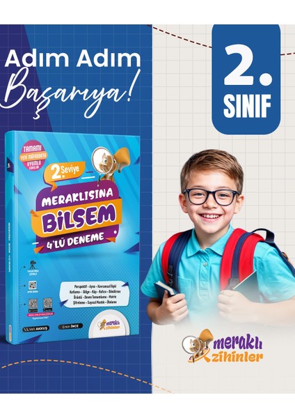 Yayınları 2.sınıf Bilsem 4'lü Deneme