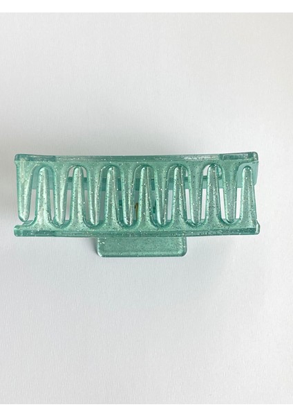 Simli Su Yeşili Mandal Toka 11 cm - Şık ve Dayanıklı fırsatları