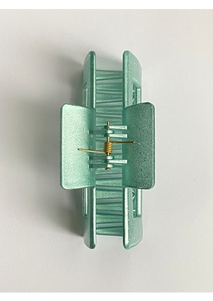 Simli Su Yeşili Mandal Toka 11 cm - Şık ve Dayanıklı indirimleri