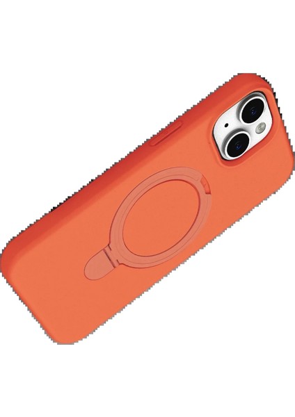 Bfs Apple iPhone 15 Plus Regal Magsafe Standlı Kapak - Turuncu fırsatları