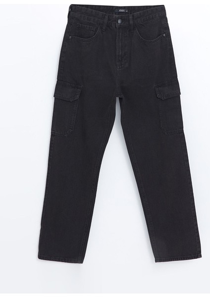 Yeni Sezon Baggy Fit Erkek Kargo Jean Pantolon indirimleri