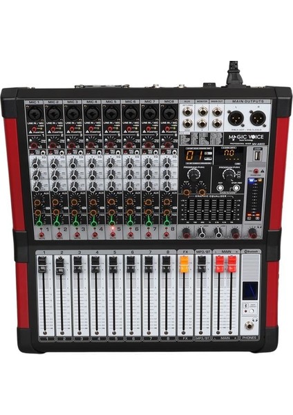 Magicvoice MV-A800 8 Kanal Usb/bluetooth Destekli Power Mixer Anfi fiyatları