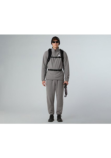 M Glacier Fleece 1/4 Zip Jacket Kadın Outdoor Parka NF0A8D0QCQI1 Gri indirimleri