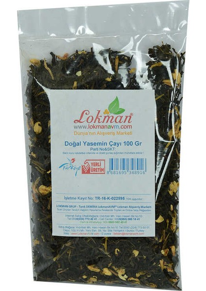 Yasemin Çayı Doğal 100 gr Paket fiyatları