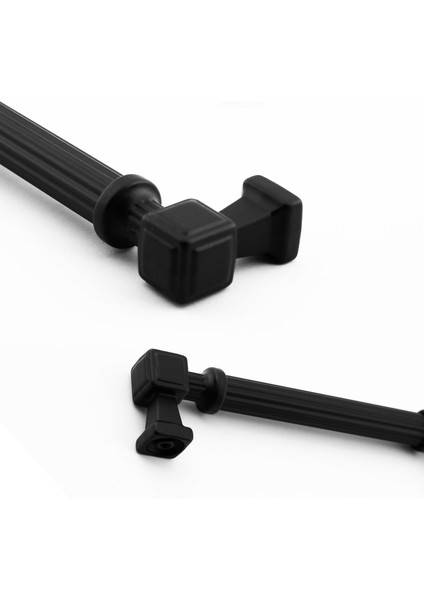 Mobilya Mutfak Çekmece Dolabı Dolap Kulpları Kulb Siyah Çizgili Metal Lüks Kulp 128 mm 12.8 cm modelleri