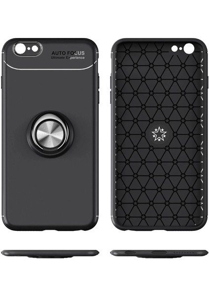 Bfs iPhone 6 Kılıf Range Yüzüklü Silikon - Kırmızı indirimleri
