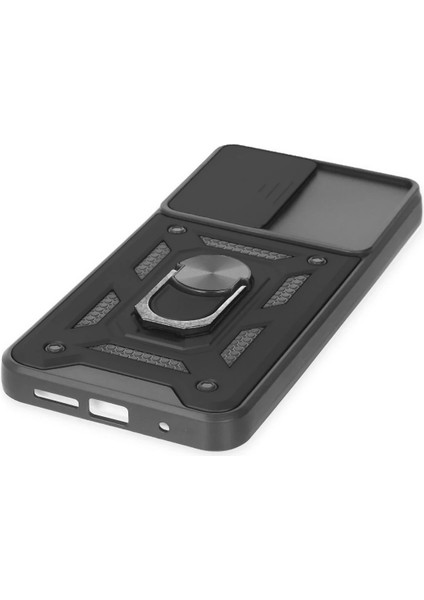 Bfs Xiaomi Redmi Note 9 4g Kılıf Pars Lens Yüzüklü Silikon - Siyah indirimleri