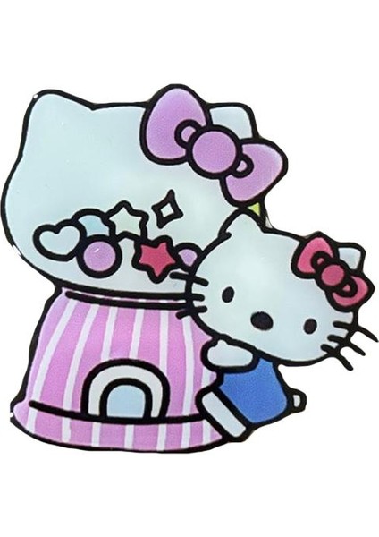 Pop Socket Telefon Tutucu Sevimli Kedi Pembe