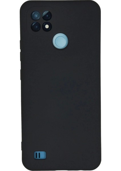Bfs Realme C21 Kılıf Nano Içi Kadife Silikon - Lacivert