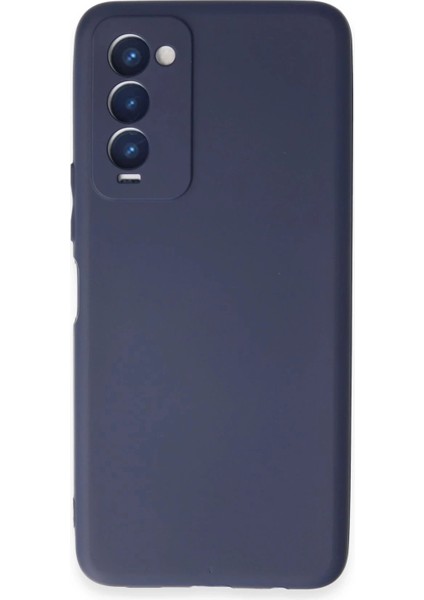 Bfs Tecno Camon 18 Kılıf First Silikon - Lacivert