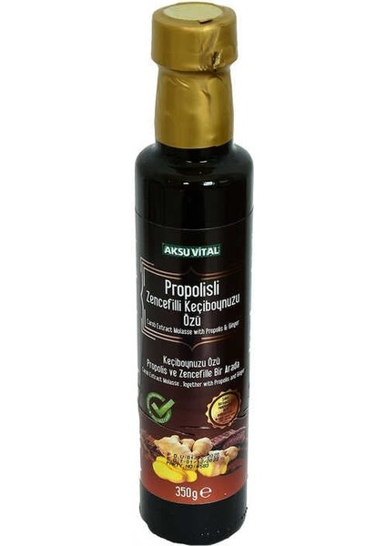 Propolisli Zencefilli Keçiboynuzu Özü Cam Şişe 350 gr