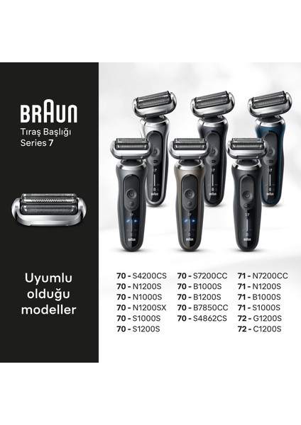 Series 7 Elektrikli Tıraş Makinesi Yedek Başlığı, 74S fiyatları