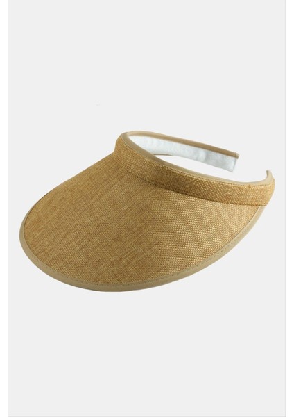 Ds-Derin Kasketli Hasır Tennis Şapkası-Kahverengi fiyatları