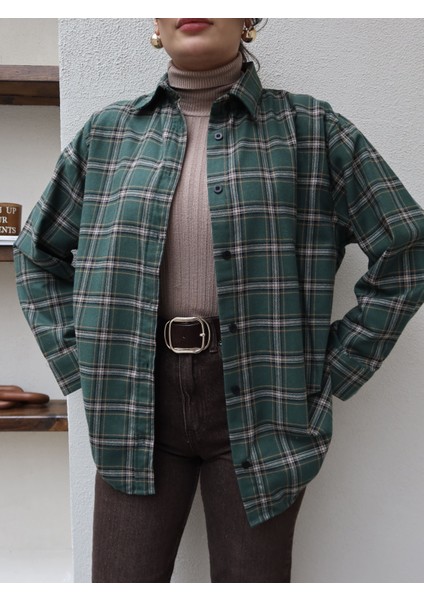 Oversize Ekose Gömlek modelleri