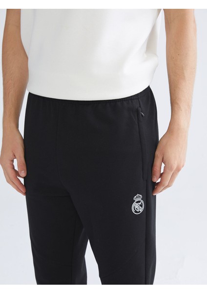 Yeni Sezon Standart Kalıp Real Madrid Baskılı Erkek Taraftar Jogger Eşofman Altı modelleri