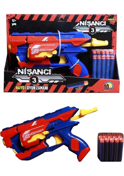 Soft Mermi Atan Nişancı Oyuncak Silah Yerli Ürün