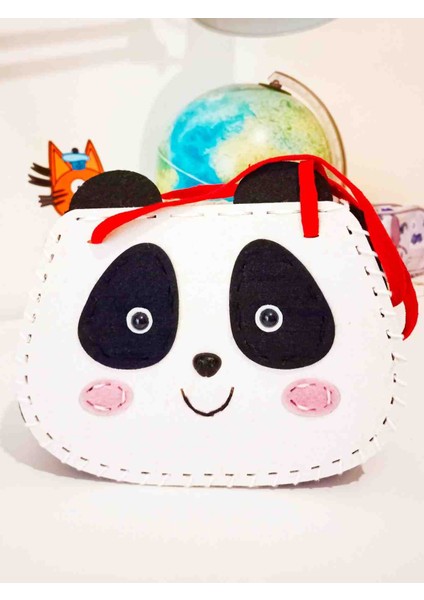 Sevimli Panta Çocuk Çantası Keçe Dikiş Seti - Eğitici Geliştirici Montessori Aktivite modelleri