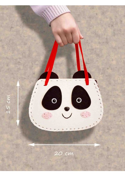 Sevimli Panta Çocuk Çantası Keçe Dikiş Seti - Eğitici Geliştirici Montessori Aktivite indirimleri