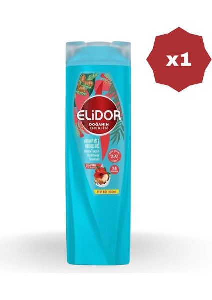 Şampuan Argan & Hibiskus 400 ml - (1 Adet)