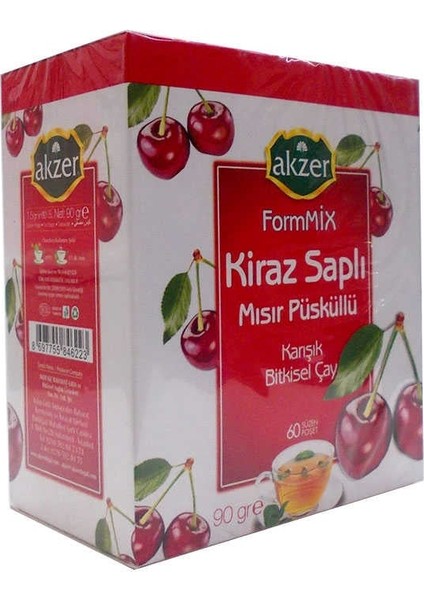 Kiraz Saplı Mısır Püsküllü Sel Çay 60 Süzen Poşet modelleri