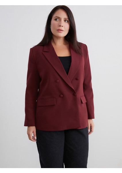 Yeni Sezon Büyük Beden Kadın Blazer Ceket