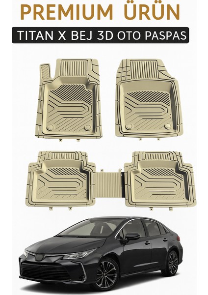 Mazda 3 2009-2015 3D Bej Oto Paspas Havuzlu Lüx fırsatları