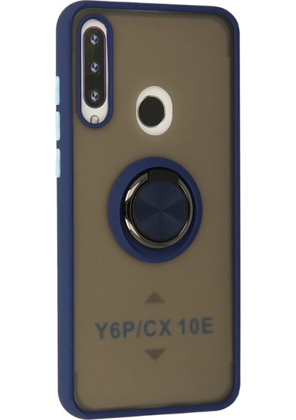 Bfs Huawei Y6P Kılıf Montreal Yüzüklü Silikon Kapak - Lacivert fiyatları