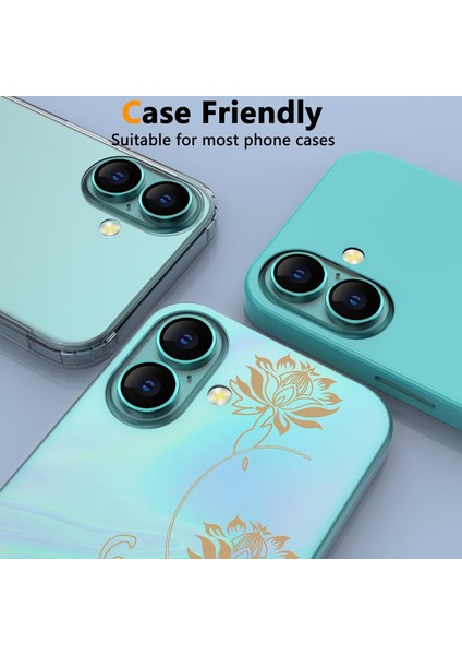 Apple iPhone 16 Parmak Izi Bırakmayan Safir Anti-Reflective Sapphire Vault Kamera Lens Koruyucu indirimleri