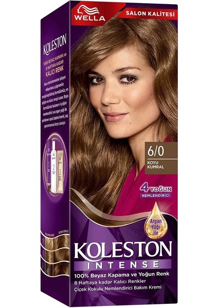 Koleston Intense Saç Boyası 6/0 Koyu Kumral - Salon Kalitesi fiyatları