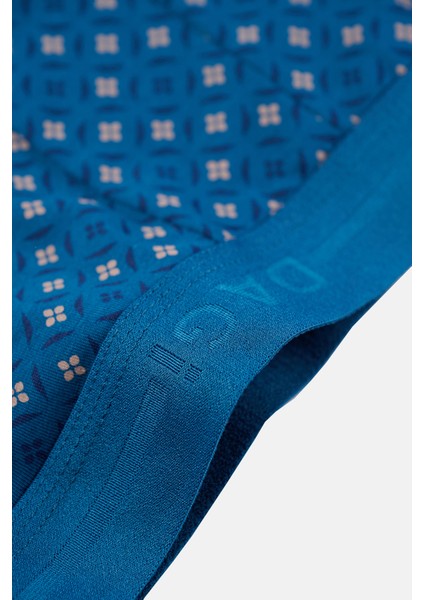 Lacivert 5210 2'li Desenli Pamuk Boxer modelleri