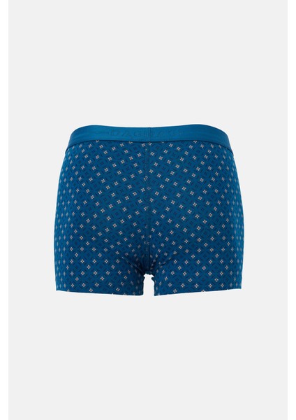 Lacivert 5210 2'li Desenli Pamuk Boxer indirimleri